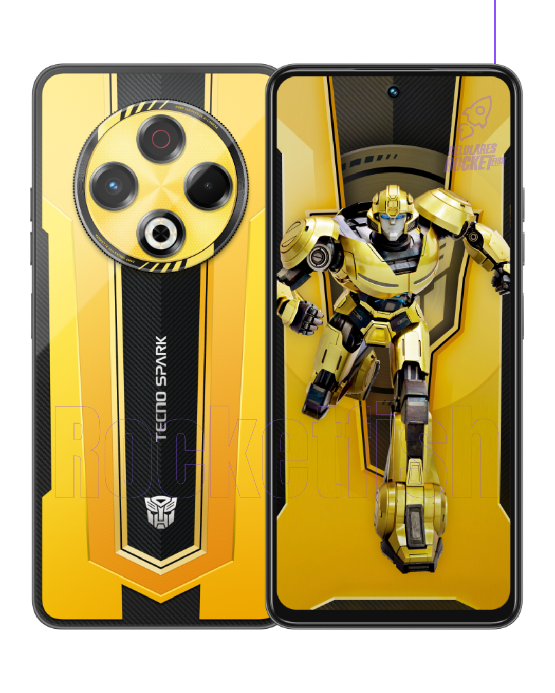Tecno Spark 30 Edición Bumblebee